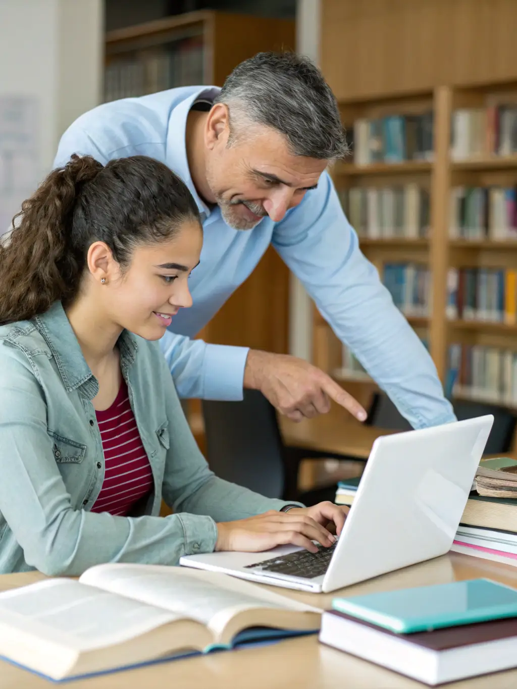 A mentor guiding a student during a neurocoaching session at the All-Ukrainian School of Neurocoaching, providing personalized feedback.