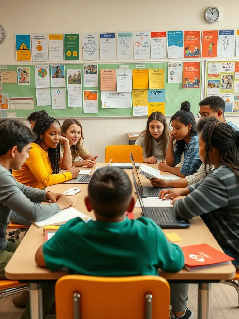 A group of students participating in an advanced neurocoaching workshop at the All-Ukrainian School of Neurocoaching, focused on practical exercises.